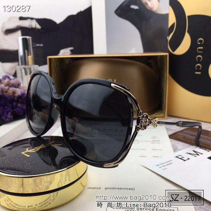 GUCCI古馳 2019新款 古奇小蜜蜂爆款太陽鏡 遮擋有害光線防輻射 出行旅遊搭配衣服必備品 22017  lly1728